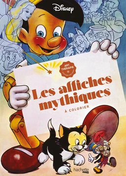 Grand bloc Disney Les affiches mythiques à colorier