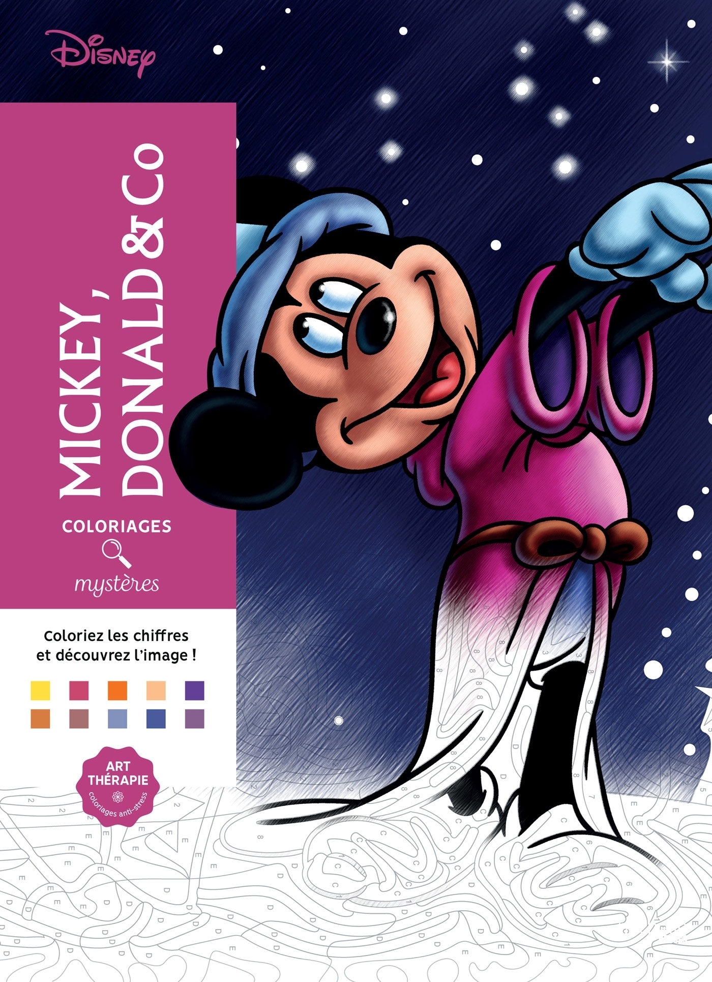 Coloriages mystères Disney - Mickey and friends