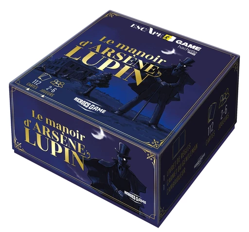 Escape game Le manoir d'Arsène Lupin - Bertrand Puard - Hachette Heroes