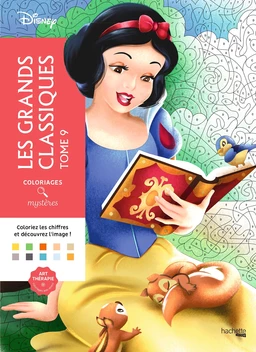 Coloriages mystères Disney - Les Grands classiques Tome 9