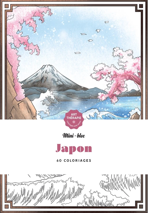 Mini-bloc d'Art-thérapie Japon -  - Hachette Heroes