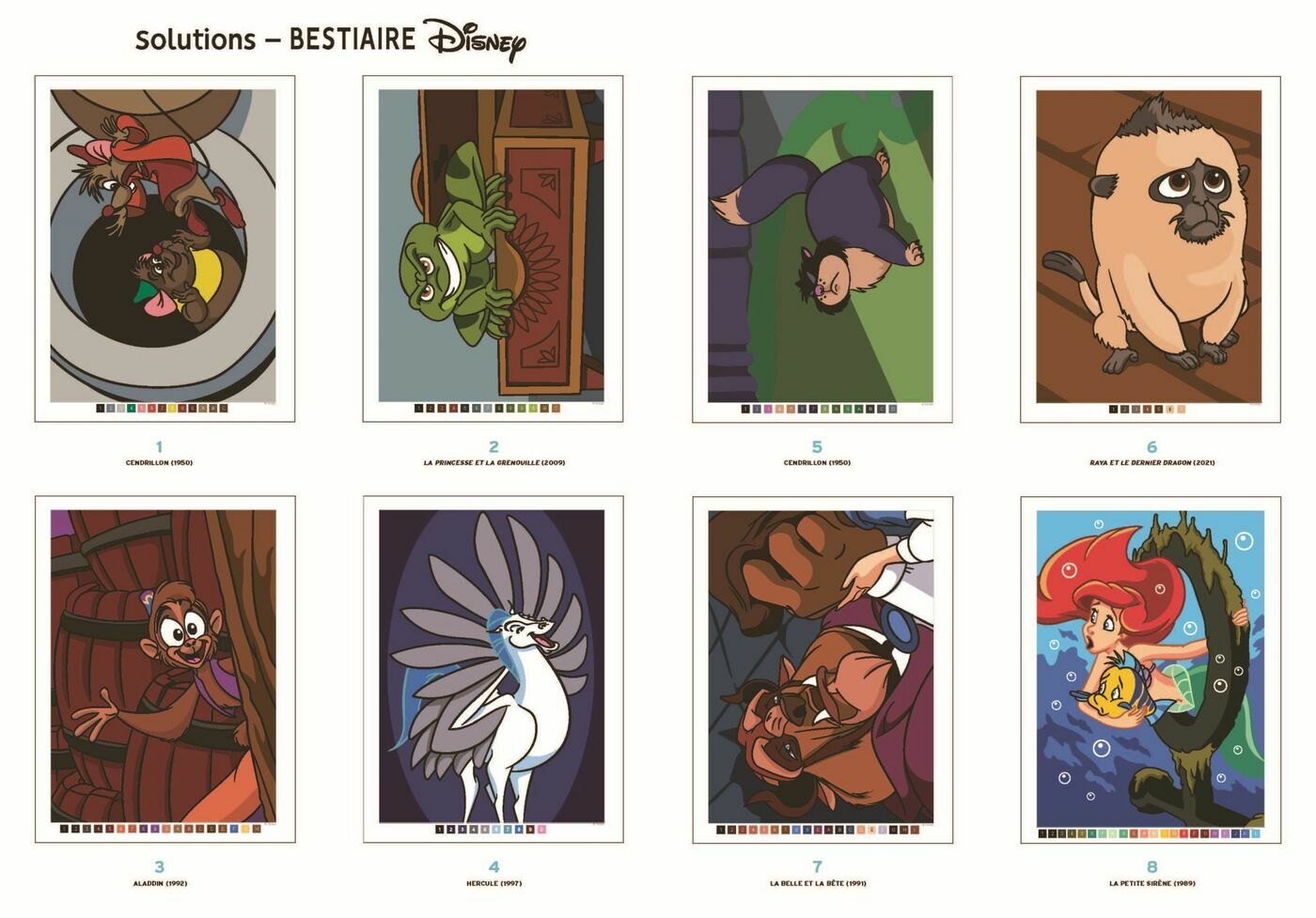 Pixar Coloriages mystères - 100 dessins à - Scrapmalin