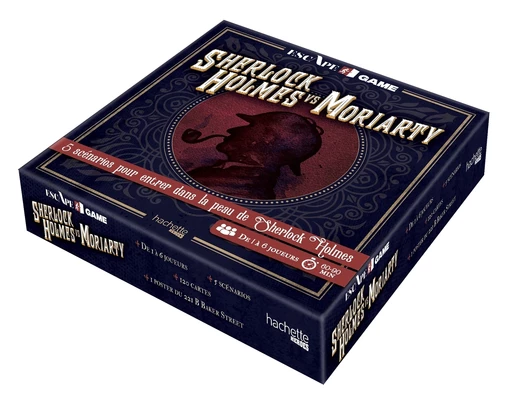 Escape game Sherlock Holmes vs Moriarty - Rodolphe Massé - Hachette Heroes