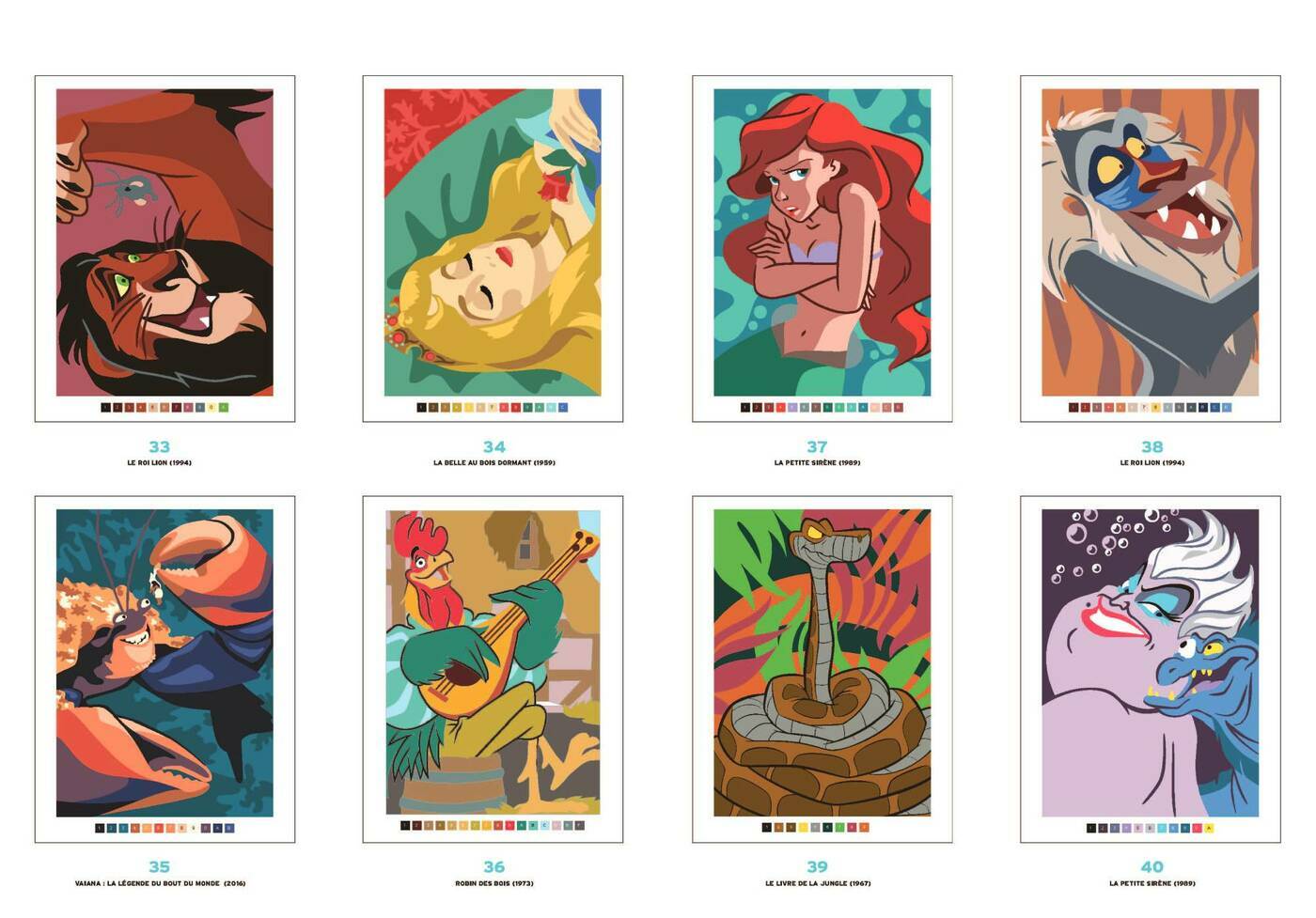 Coloriages mystères Disney trompe l'oeil - Livres Coloriage