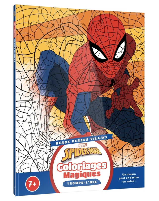 SPIDER-MAN - Coloriages magiques - Trompe-l'oeil (7+) - Héros contre Vilains - MARVEL -  - Hachette Jeunesse Collection Disney