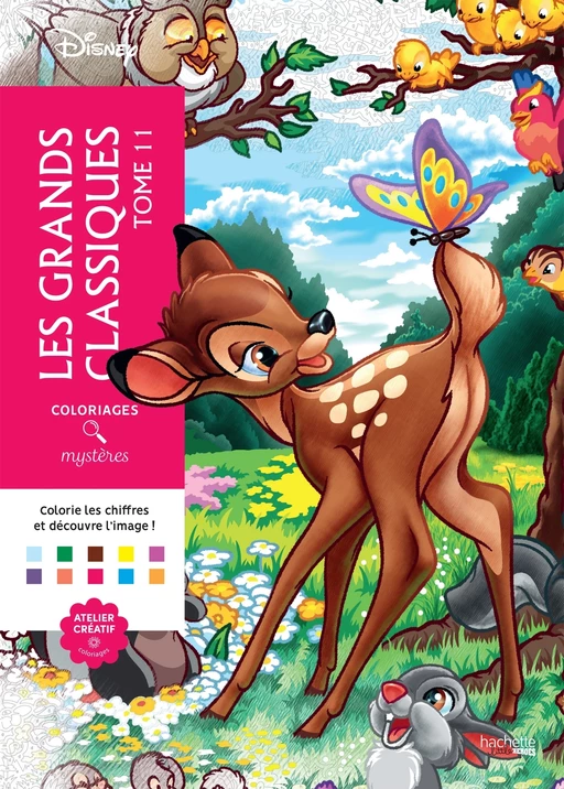 Coloriages mystères Disney - Les Grands classiques Tome 11 -  - Hachette Heroes