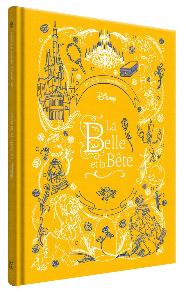 LA BELLE ET LA BÊTE - Les Chefs-d'oeuvre Illustrés Disney - Disney Princesses -  - Hachette Jeunesse Collection Disney