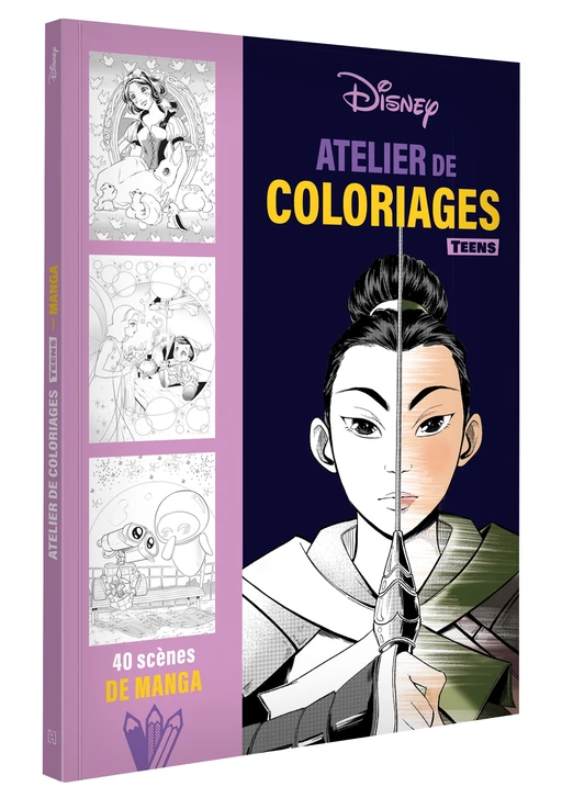 DISNEY TEENS - Atelier de coloriages - Manga -  - Hachette Jeunesse Collection Disney