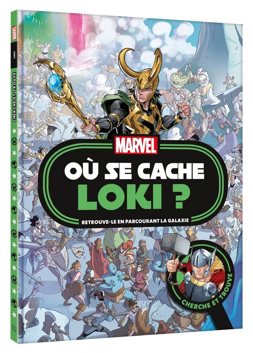 MARVEL - Où se cache Loki ? - Cherche et trouve -  - Hachette Jeunesse Collection Disney