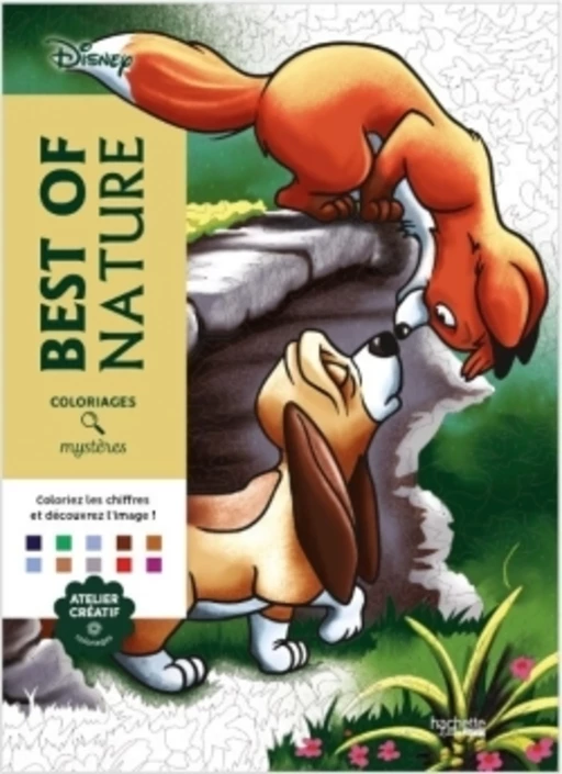 Coloriages mystères Disney - Best of Nature -  - Hachette Heroes