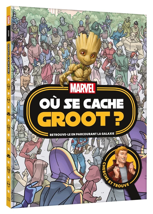 MARVEL - Où se cache Groot ? - Cherche et trouve -  - Hachette Jeunesse Collection Disney