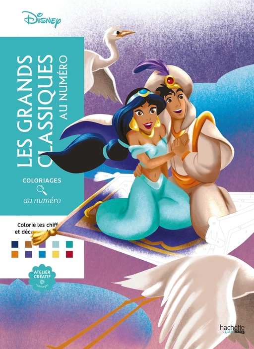 Coloriages au numéro Disney - Les Grands classiques -  - Hachette Heroes